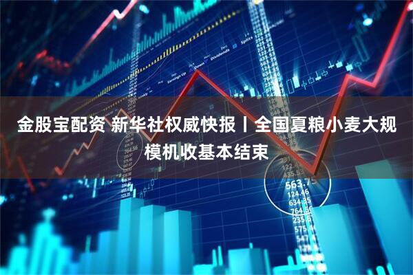 金股宝配资 新华社权威快报丨全国夏粮小麦大规模机收基本结束